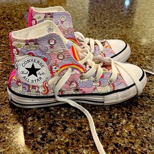 Little girls unicorn converse